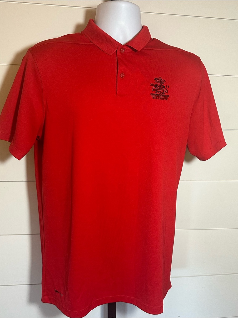 Championship Red Men's Polo Shirt